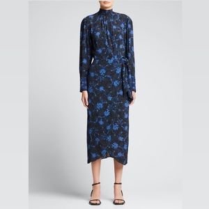 KOBI HALPERIN
Hunter Mock Neck Long Sleeve Silk
Blend Dress